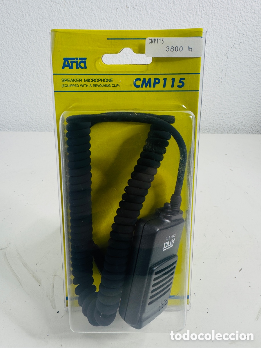 Radios antiguas: Aria CMP 115 Speaker Microphone NOS - Foto 2