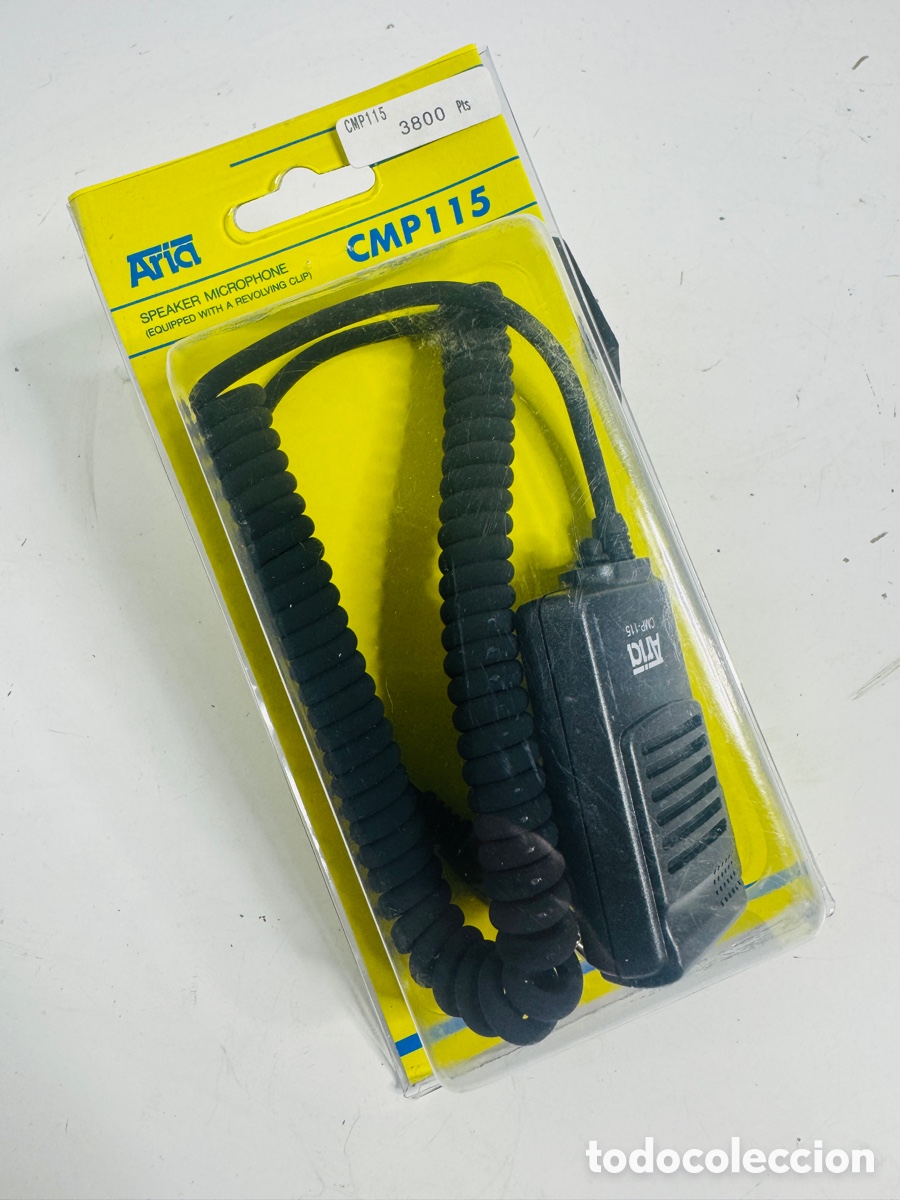 Radios antiguas: Aria CMP 115 Speaker Microphone NOS - Foto 5