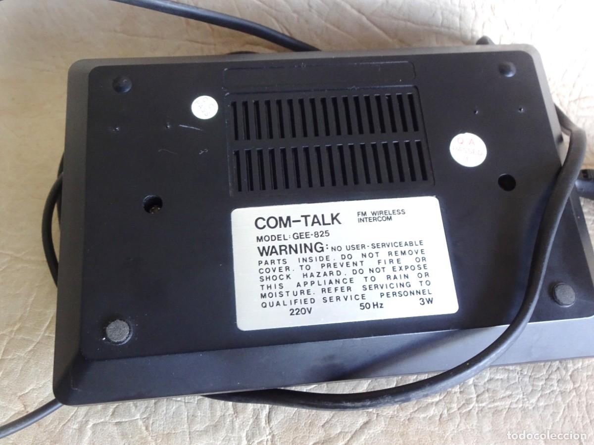Radios antiguas: antiguo interfono fm wireless com talk GEE-285 - Foto 6