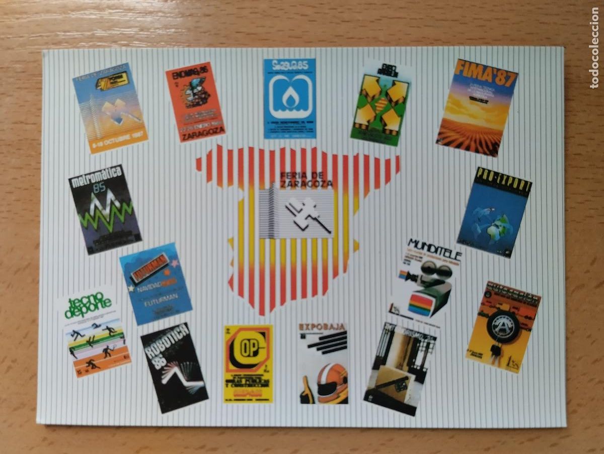 Radios antiguas: TARJETA FERIA DE ZARAGOZA - Foto 1