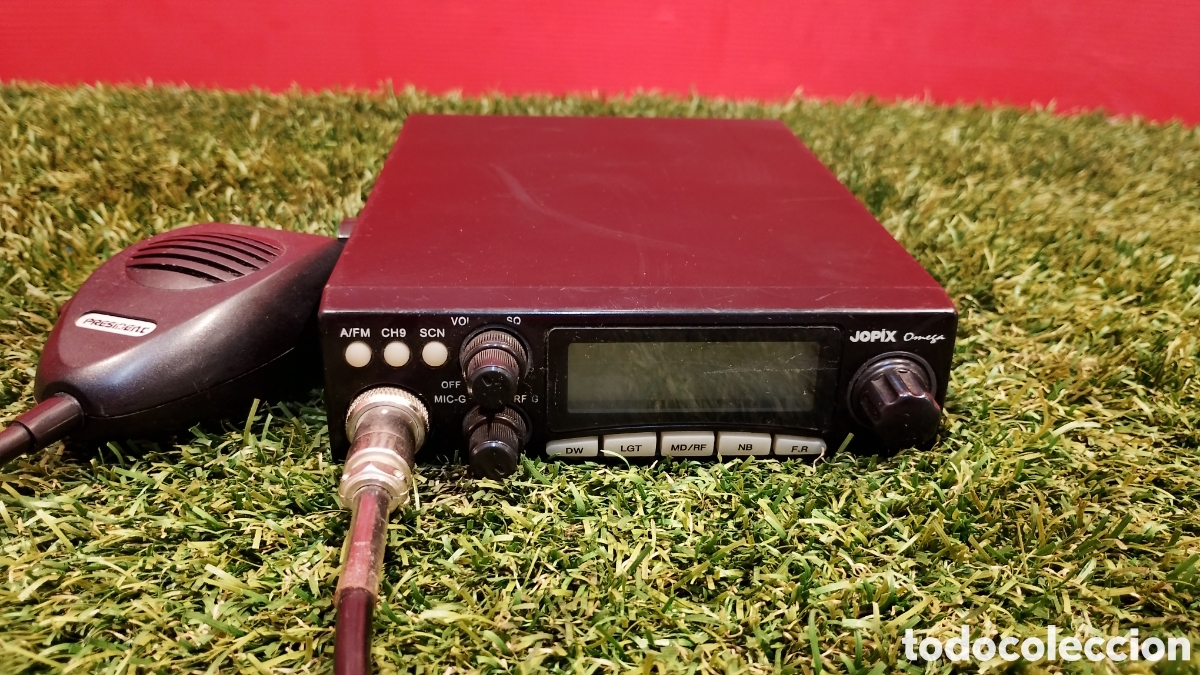Radios antiguas: EMISORA JOPIX OMEGA CON MICRO A/FM CH 9 - Foto 1