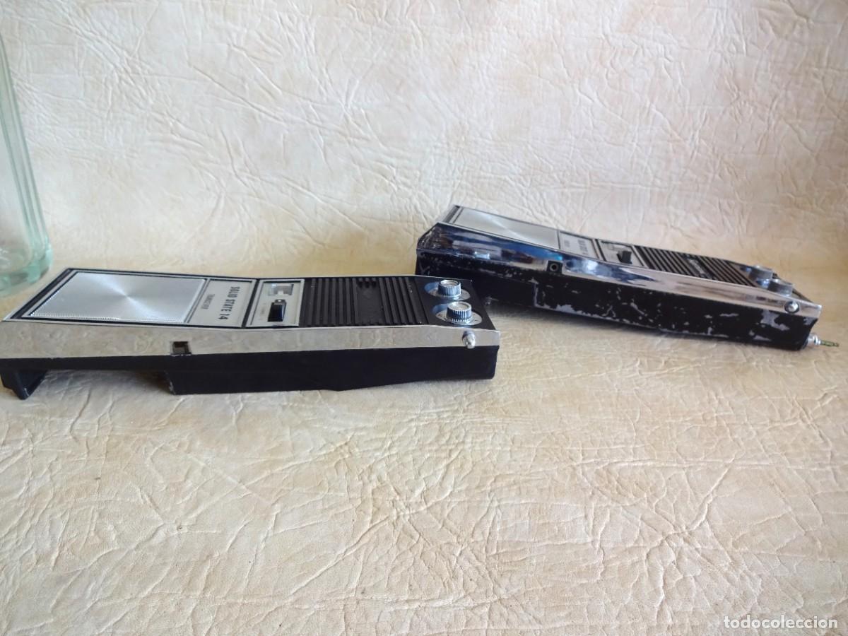 Radios antiguas: pareja Walkie Talkie supersonic solid state 14 transceiver despiece - Foto 5