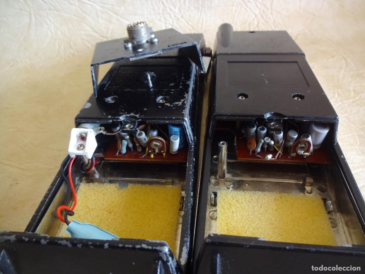 Radios antiguas: pareja Walkie Talkie supersonic solid state 14 transceiver despiece - Foto 8