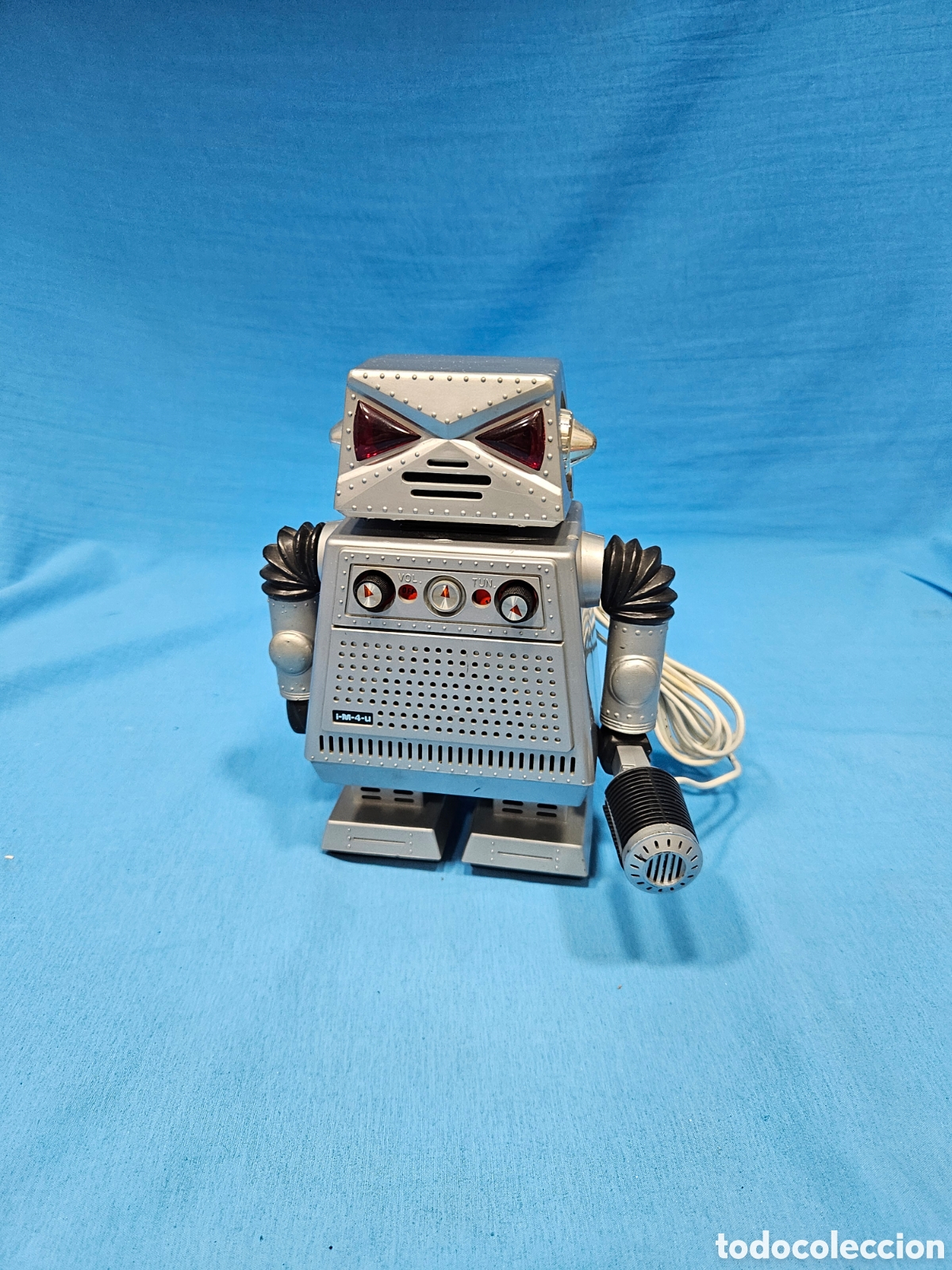 Radios antiguas: ROBOT STAR COMMAND 1977 CON MICROFONO . FUNCIONA AUNQUE NO SE MUY BIEN COMO. - Foto 1