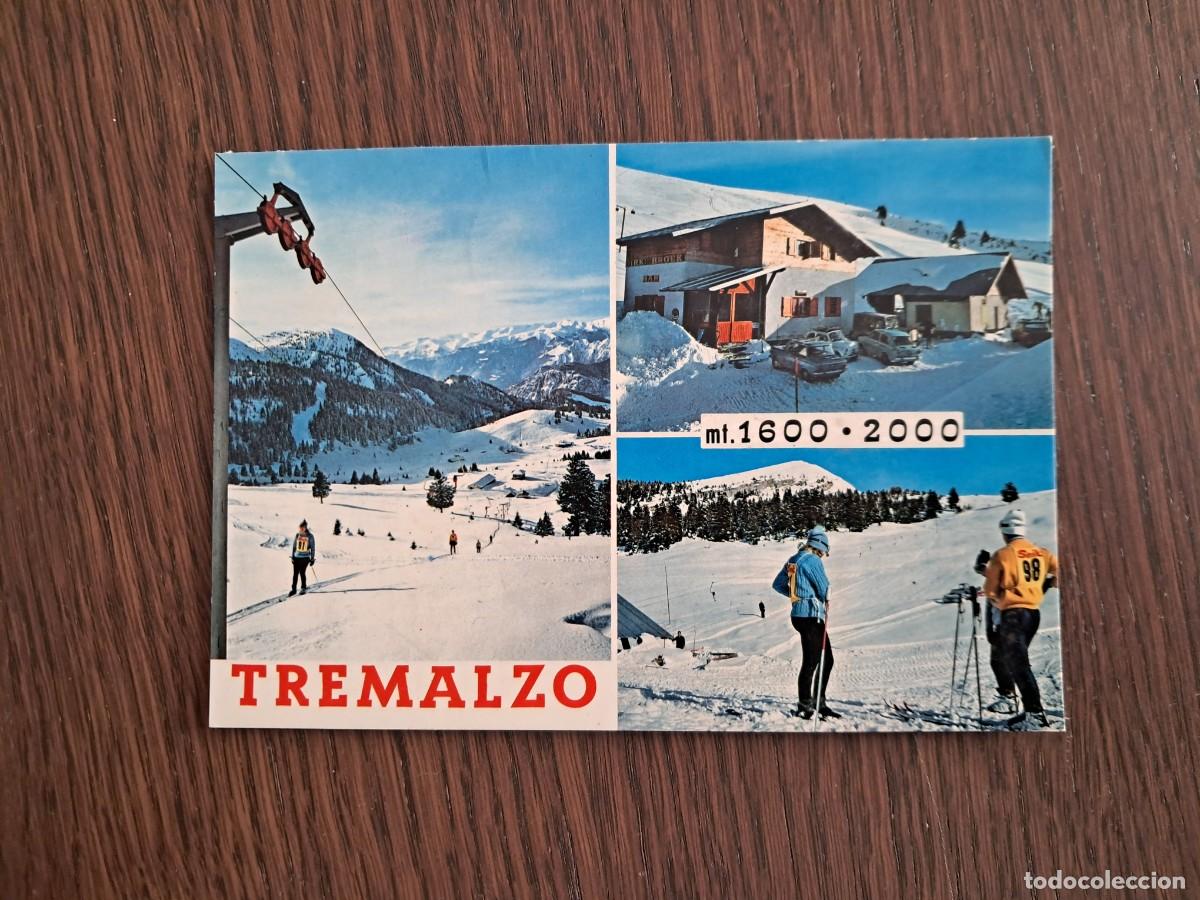 Radios antiguas: postal QSL radioaficionados, Tremalzo, Italia, a&ntilde;o 1975.