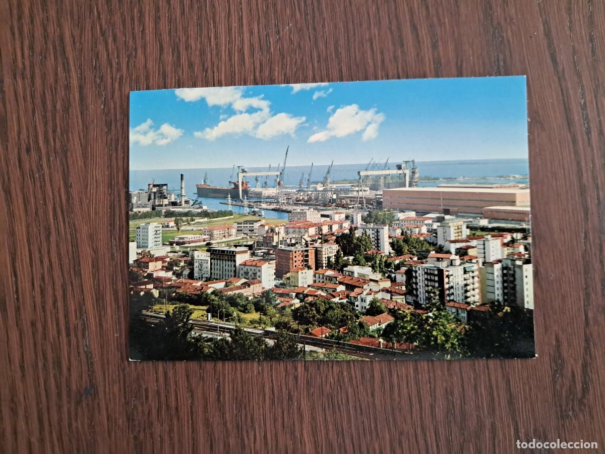 Radios antiguas: postal QSL radioaficionados, Monfalcone, Italia, a&ntilde;os 70.