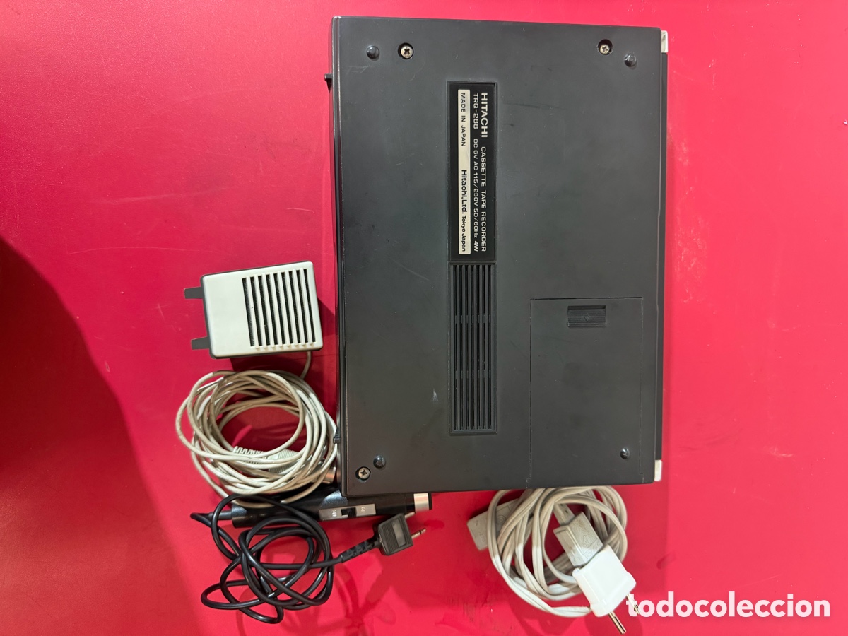 Radios antiguas: Hitachi TRQ-288 Cassette Recorder - Foto 4