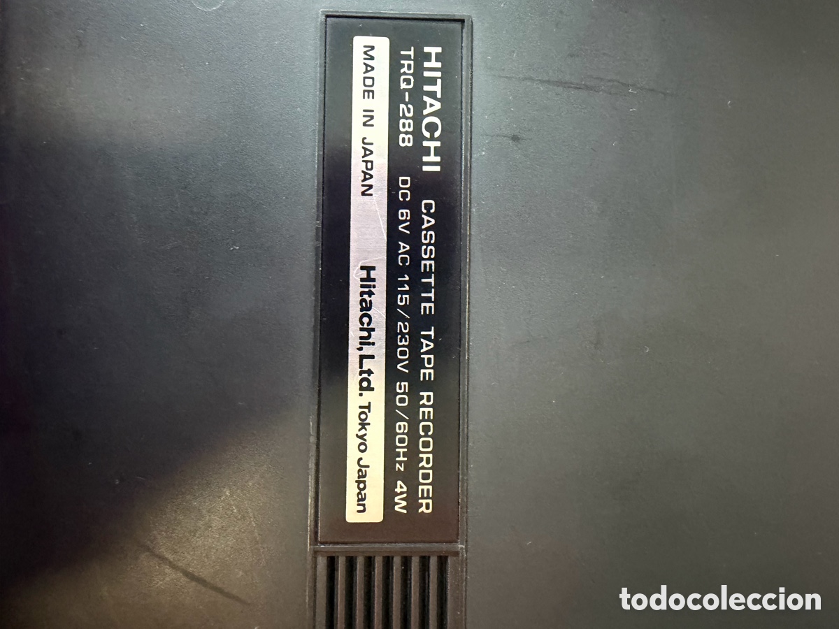 Radios antiguas: Hitachi TRQ-288 Cassette Recorder - Foto 5