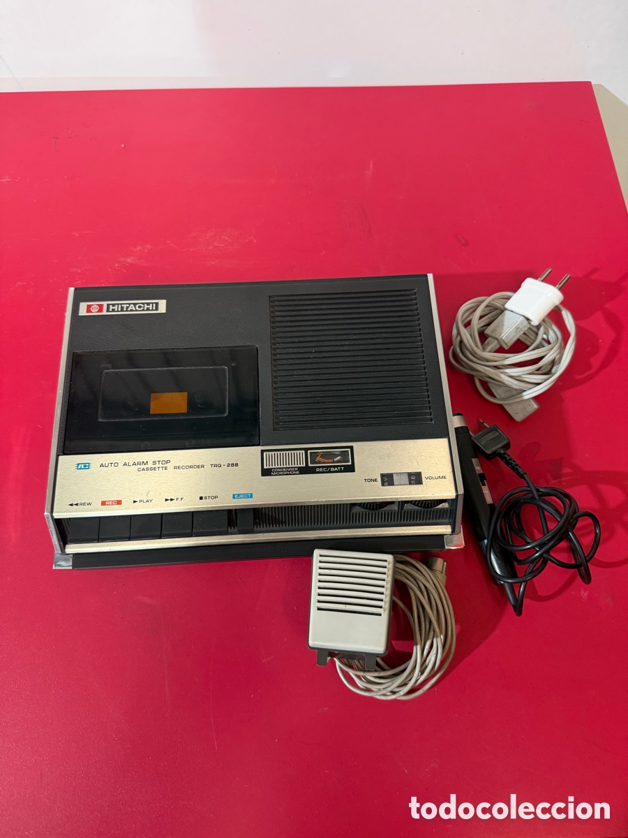 Radios antiguas: Hitachi TRQ-288 Cassette Recorder - Foto 1