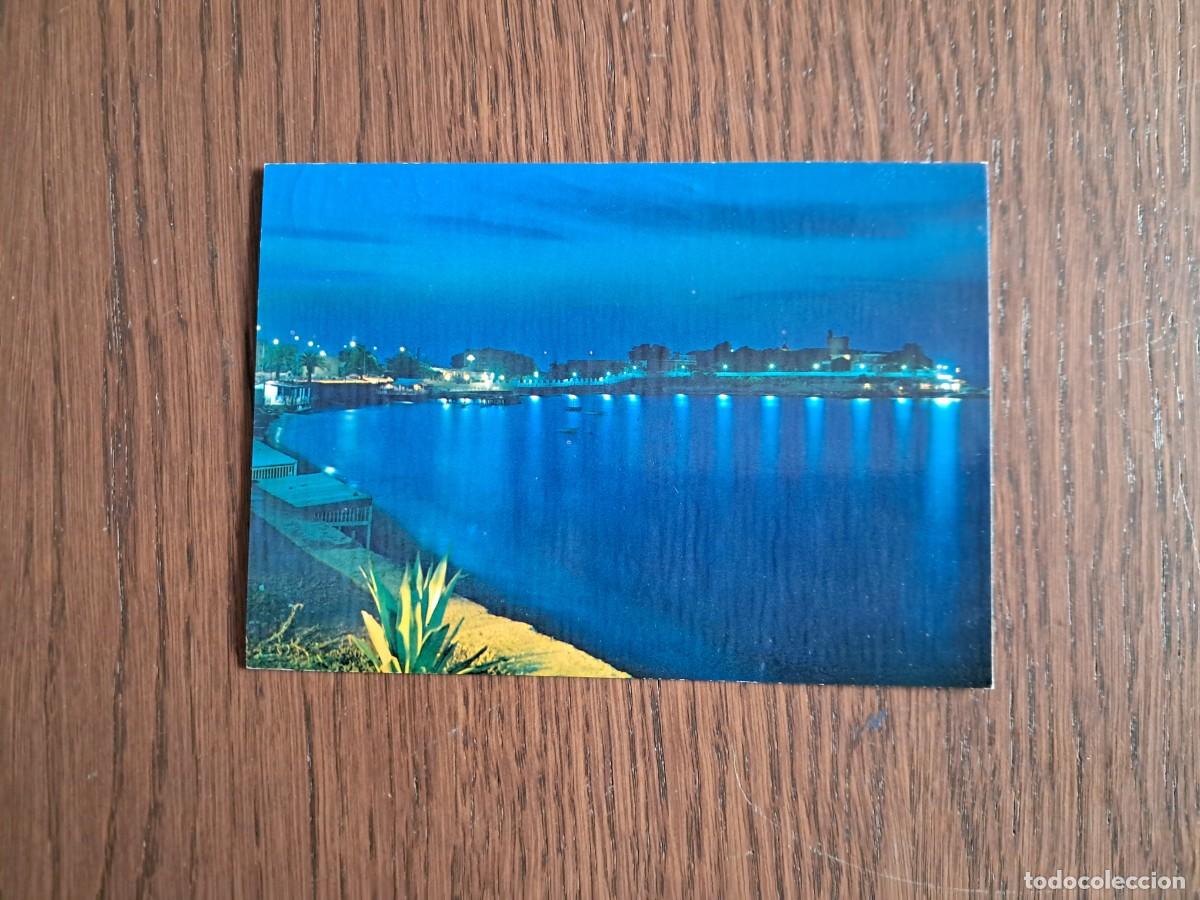 Radios antiguas: postal QSL radioaficionados, Penisola Colonna, Trani, Italia. a&ntilde;os 70.