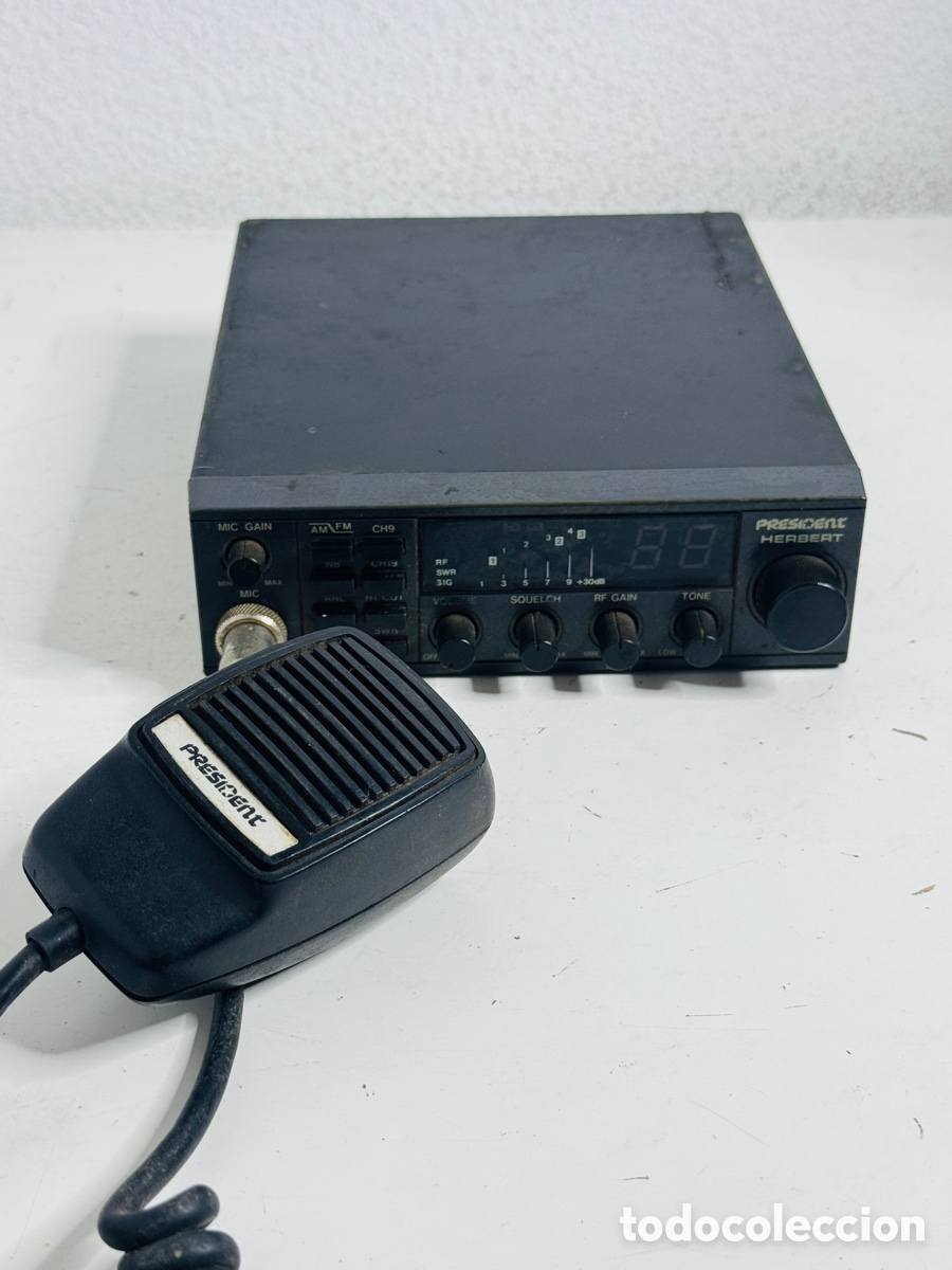 Radios antiguas: President Herbert CB Radio Transceiver Sin Testear