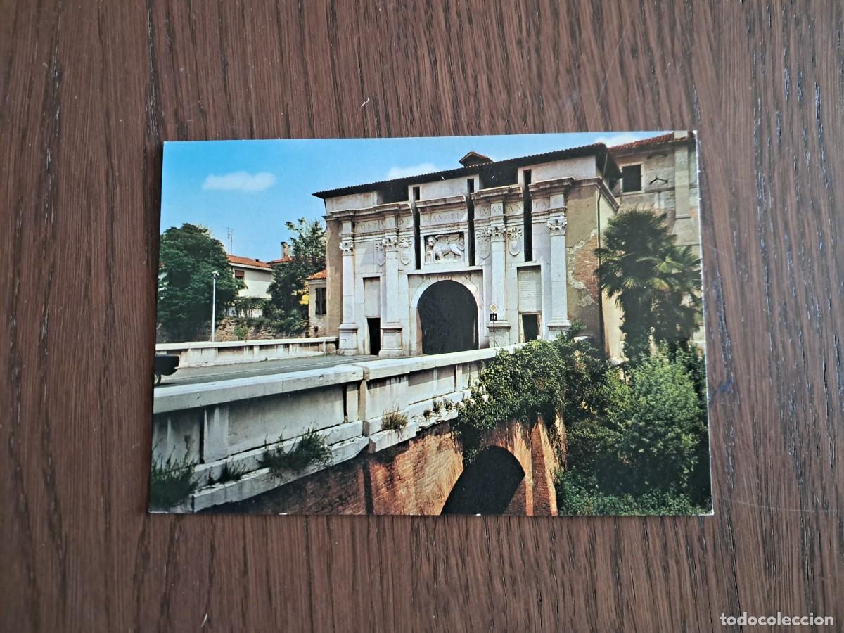 Radios antiguas: postal QSL radioaficionados, Porta Santi Quaranta, Treviso, Italia, a&ntilde;o 1975.