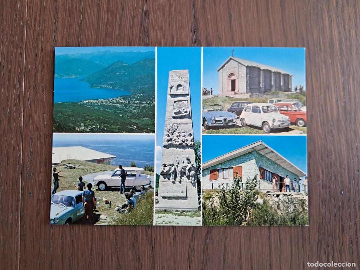 Radios antiguas: postal QSL radioaficionados, monte San Martino, Italia, a&ntilde;os 70.