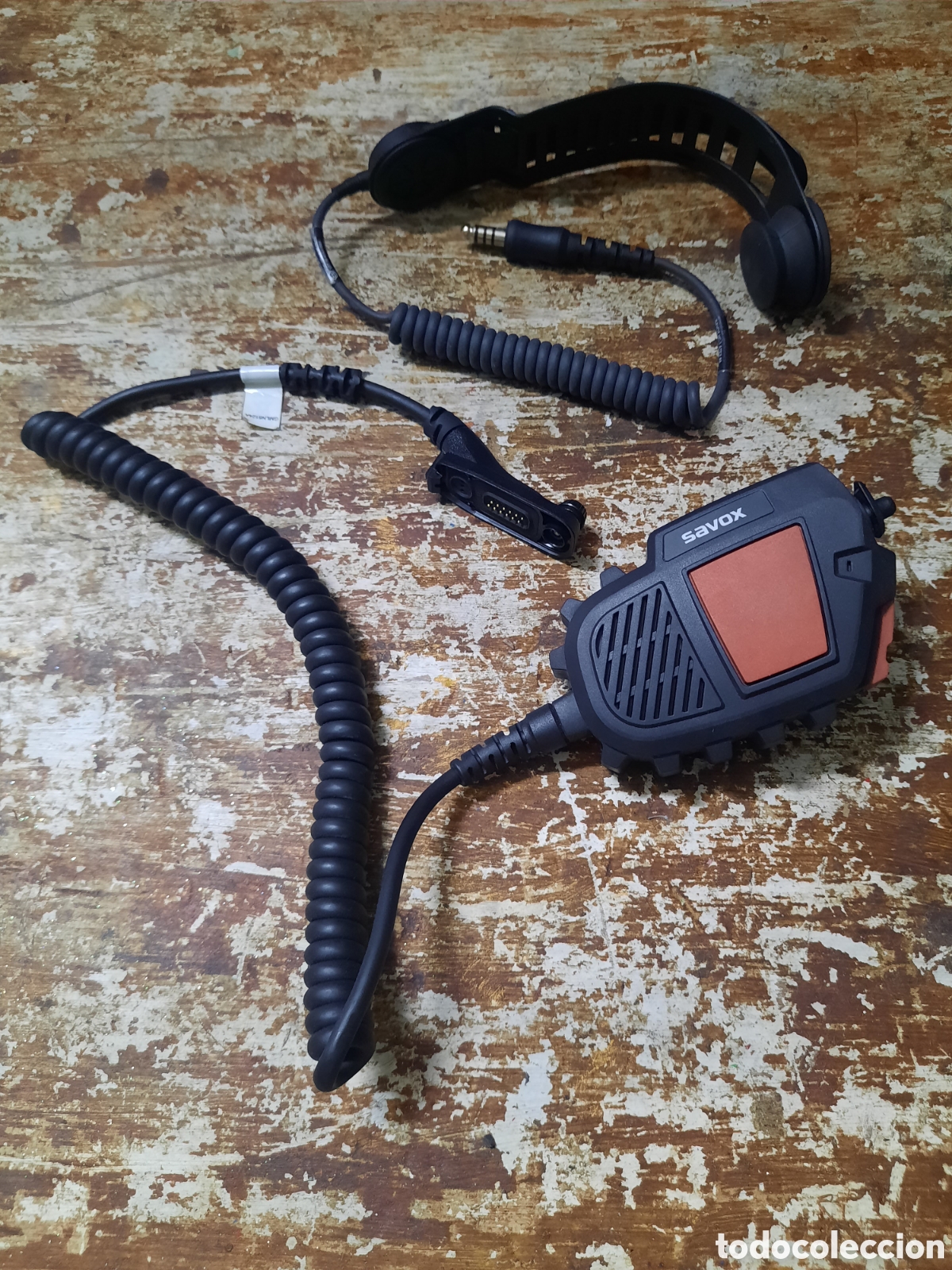 Radios antiguas: Micr&oacute;fono Remoto Savox C-C550 Profesional.