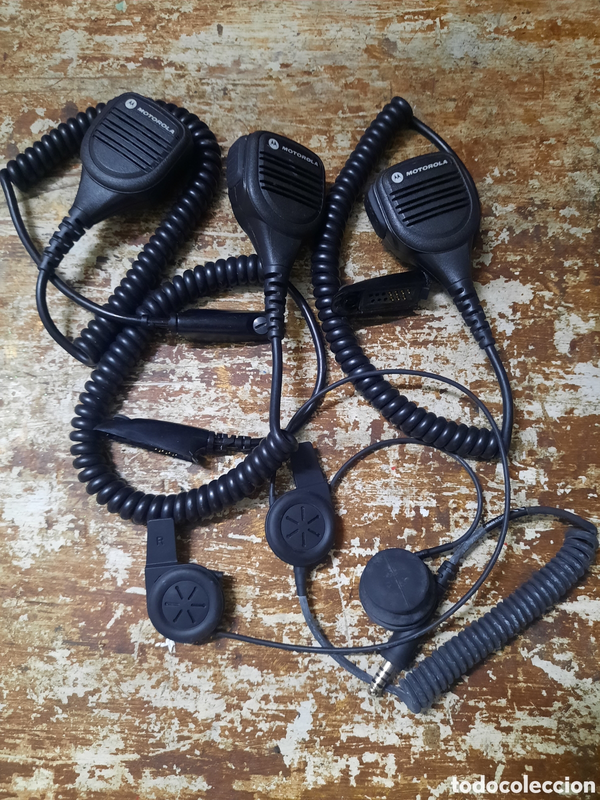 Radios antiguas: Micr&oacute;fonos Remoto Externo para Walkie Motorola