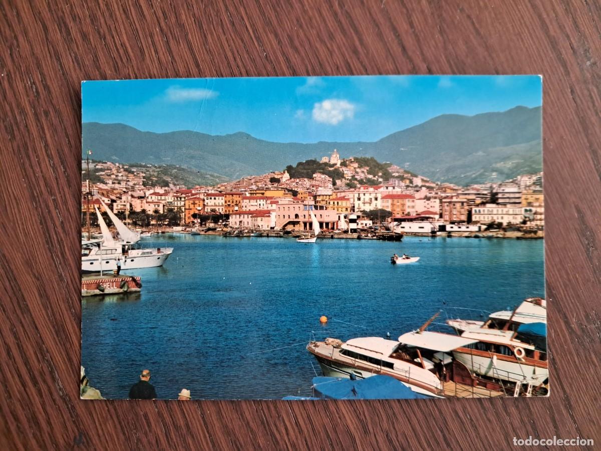 Old radios: postal QSL radioaficionados, Riviera dei Fiori, San Remo, Italia. a&ntilde;o 1974.