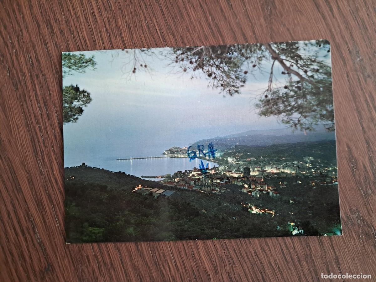Radios antiguas: postal QSL radioaficionados, Imperia, Italia, a&ntilde;os 70.