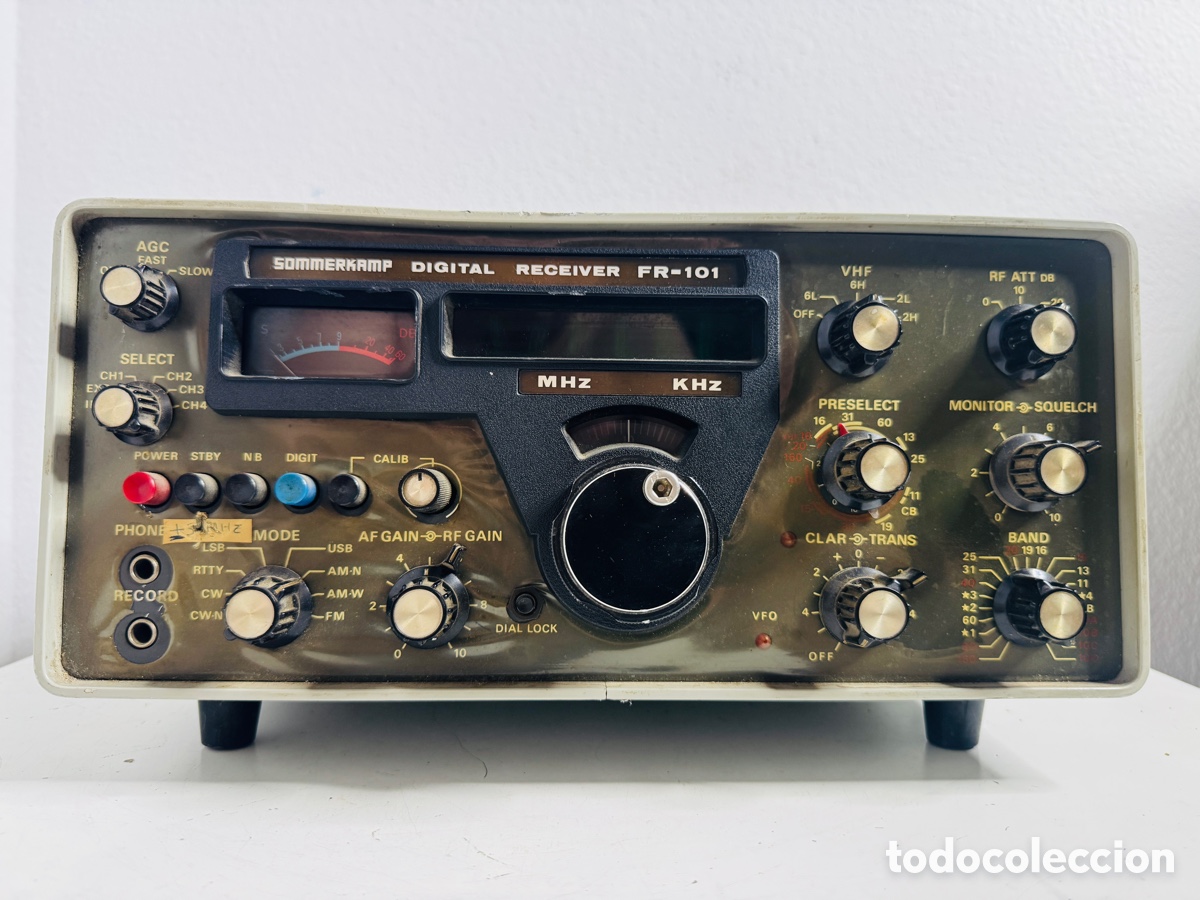 Radios antiguas: Sommerkamp FR-101 Digital Receiver Switzerland 1975 Para Restaurar No Probado