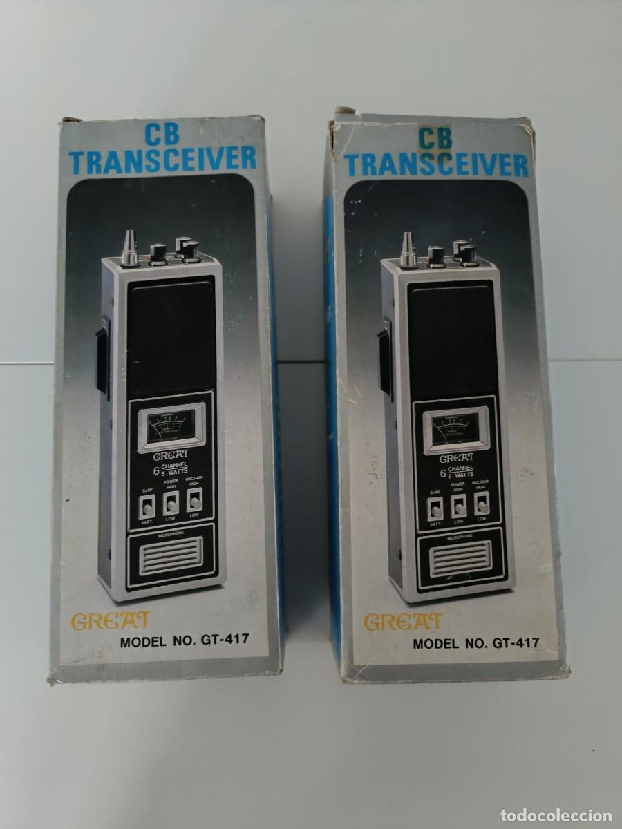 Radios antiguas: Pareja de Walkie Talkies GREAT GT-417