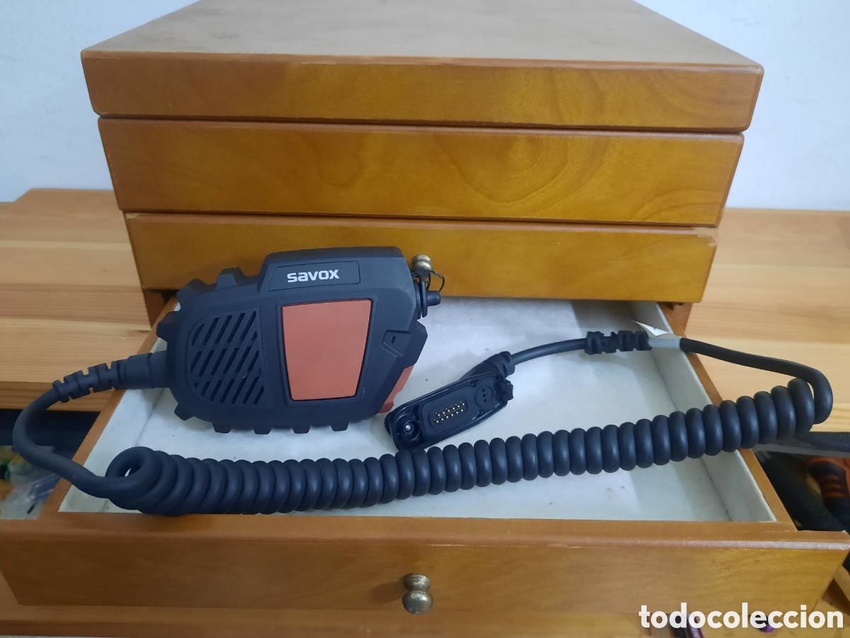 Radio antiche: Micr&oacute;fono Remoto Savox C-C550 Profesional.