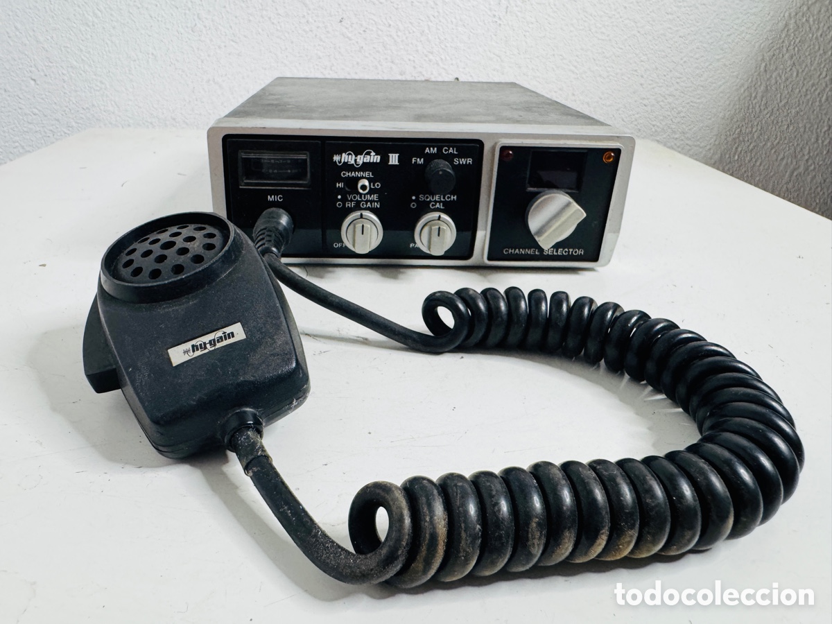 Radios antiguas: Hy-Gain III Radio CB Transceiver Sin Comprobar
