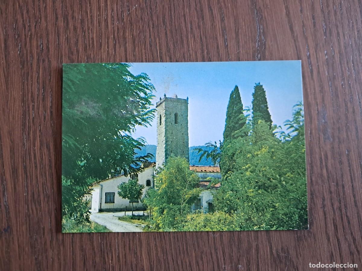 Radios antiguas: postal QSL radioaficionados, Chiesa di S. Lorenzo, Vicchio. Italia, a&ntilde;os 70.