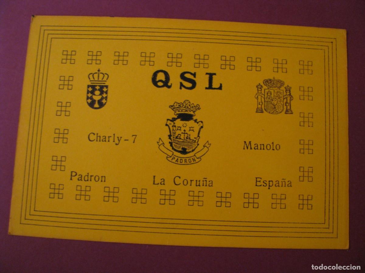 Radios antiguas: TARJETA QSL, RADIOAFICIONADOS. LA CORU&Ntilde;A 1992