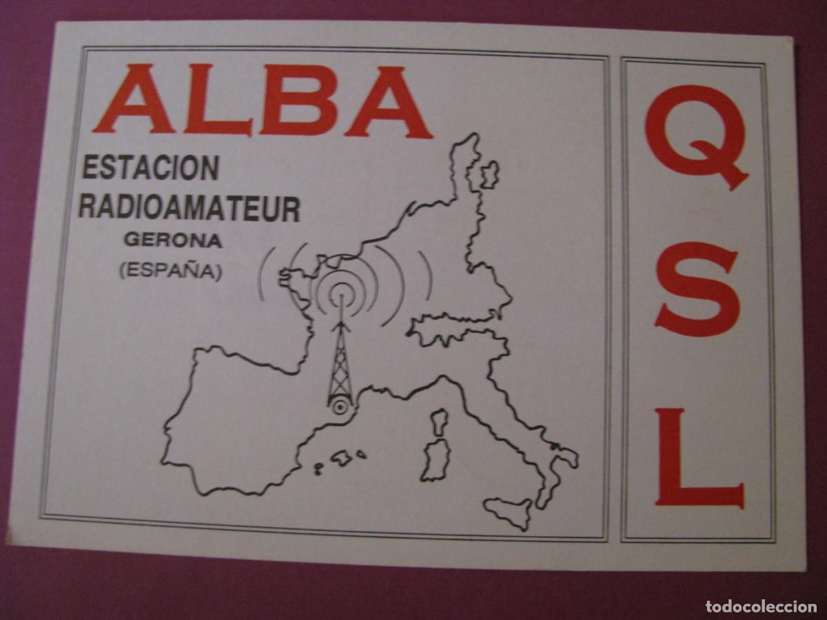 Radios antiguas: TARJETA QSL, RADIOAFICIONADOS. GERONA 1992