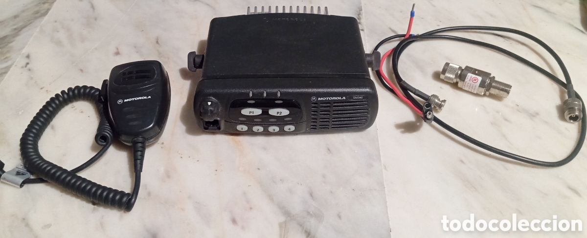 Radios antiguas: Radio VHF Motorola GM 340 Funcionando