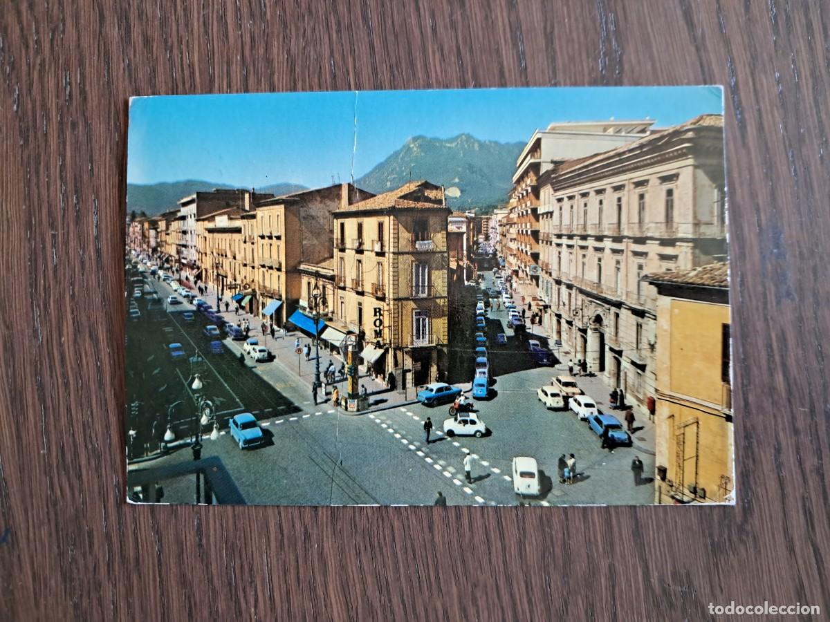 Radios antiguas: postal QSL radioaficionados, Avellino, Italia, a&ntilde;o 1975.