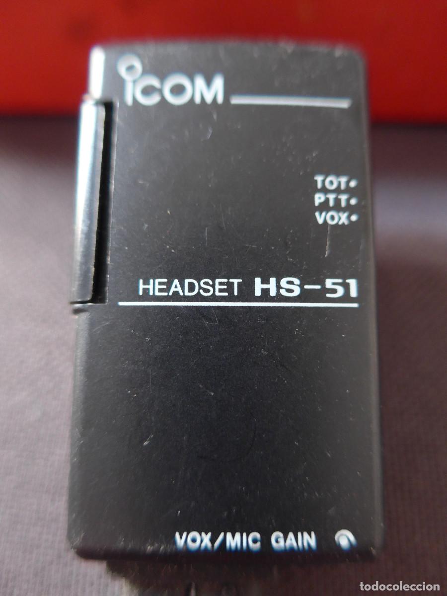 Radios antiguas: MICROFONO ICOM HS-51