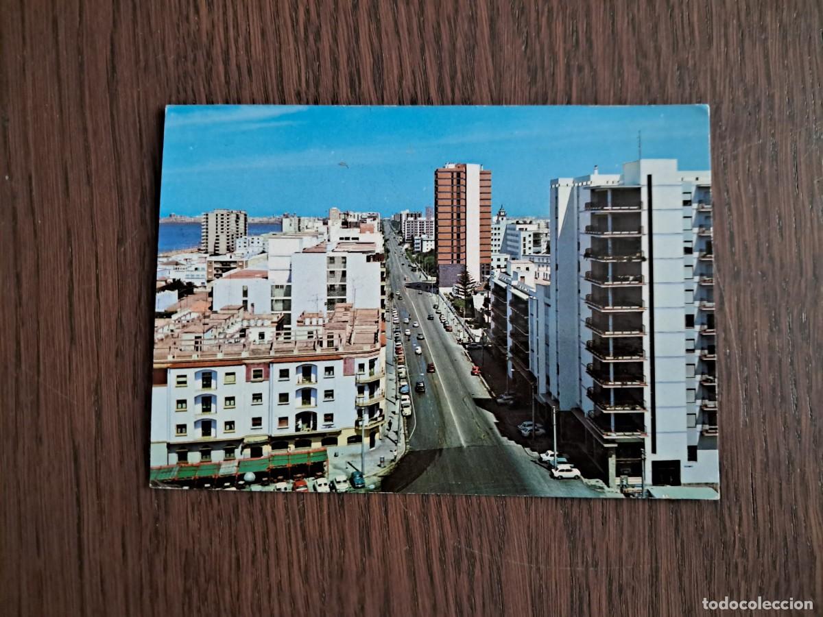 Radios antiguas: postal QSL radioaficionados, C&aacute;diz, avenidas, a&ntilde;o 1974.