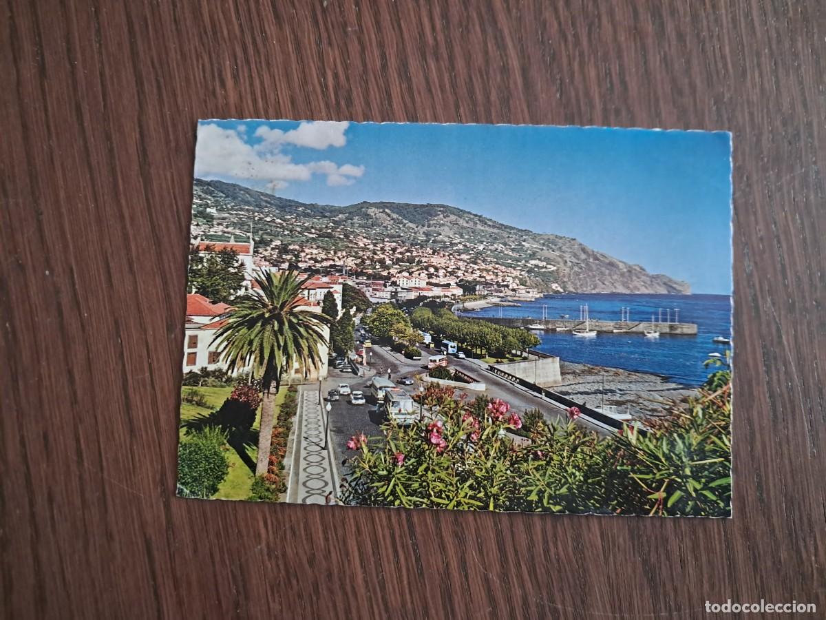 Radios antiguas: postal QSL radioaficionados, Funchal, Madeira, Portugal. a&ntilde;os 70.