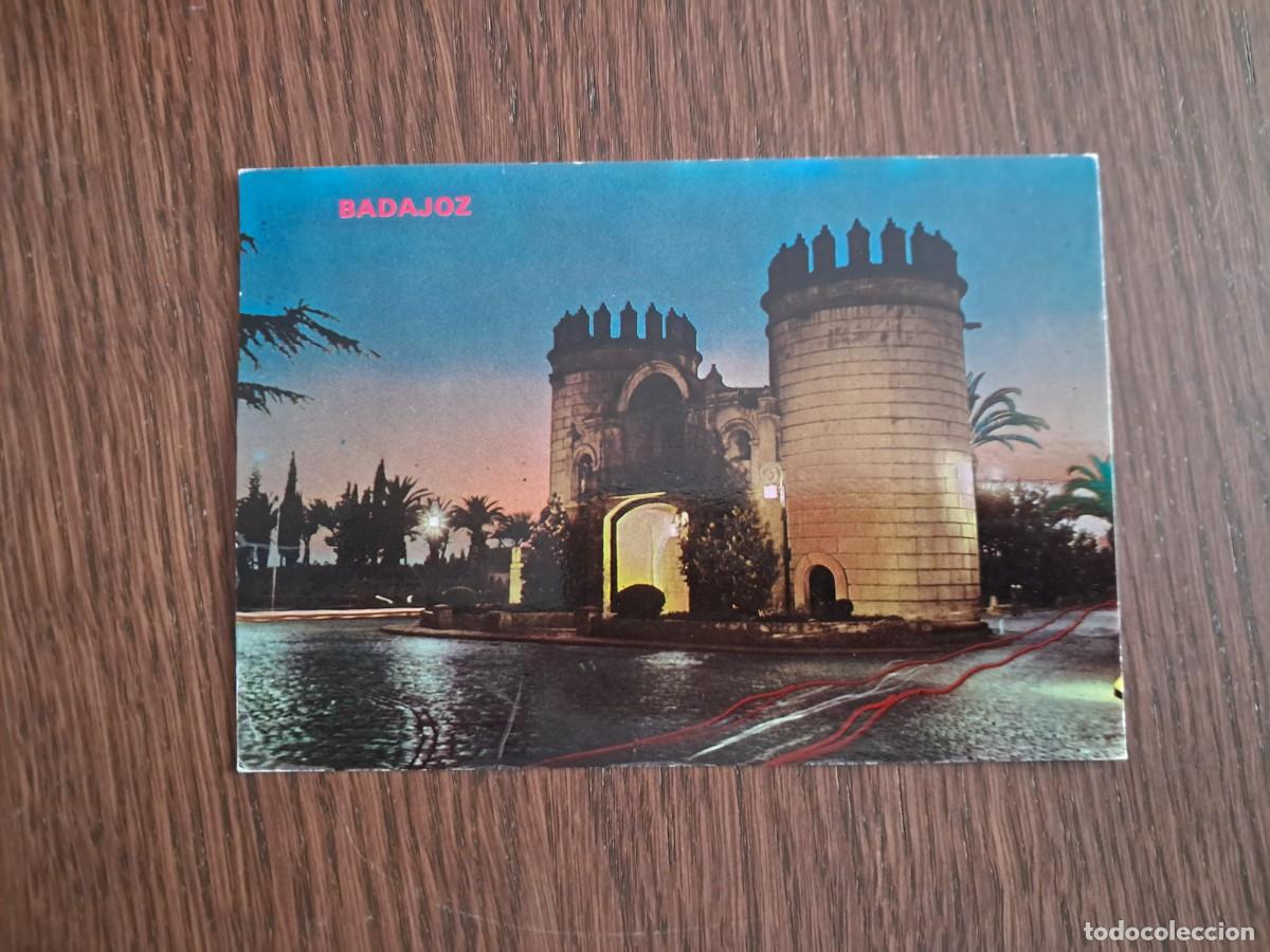 Radios antiguas: postal QSL radioaficionados, Puerta de Palma, Badajoz. a&ntilde;o 1974.