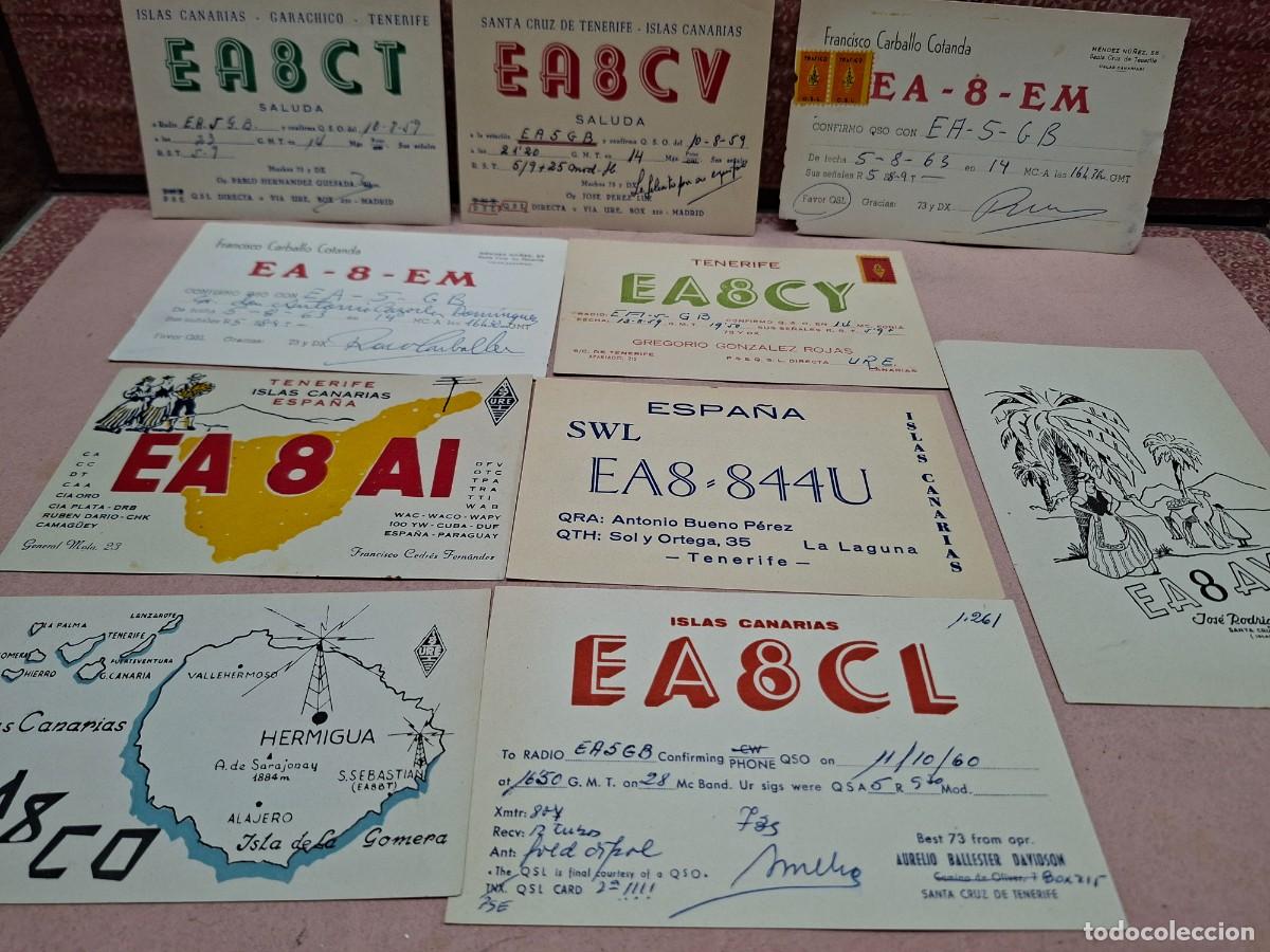 Radios antiguas: TARJETAS POSTALES RADIOAFICIONADO ISLAS CANARIAS