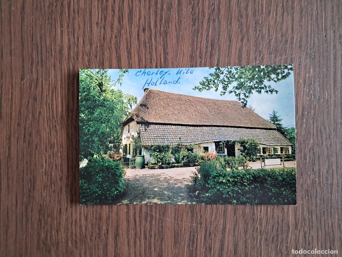 Alte Radios: postal QSL radioaficionados, restaurante en Holanda, a&ntilde;o 1974.