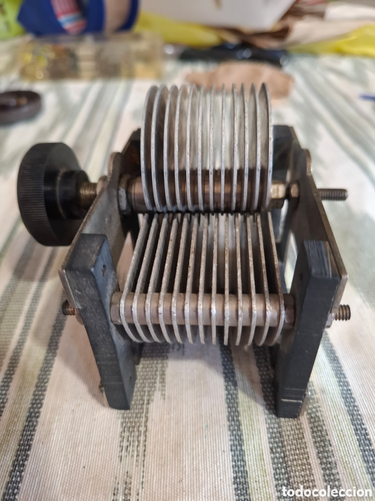Radios antiguas: DEVICON condensador variable de aire (variable tuning condenser) - Foto 2