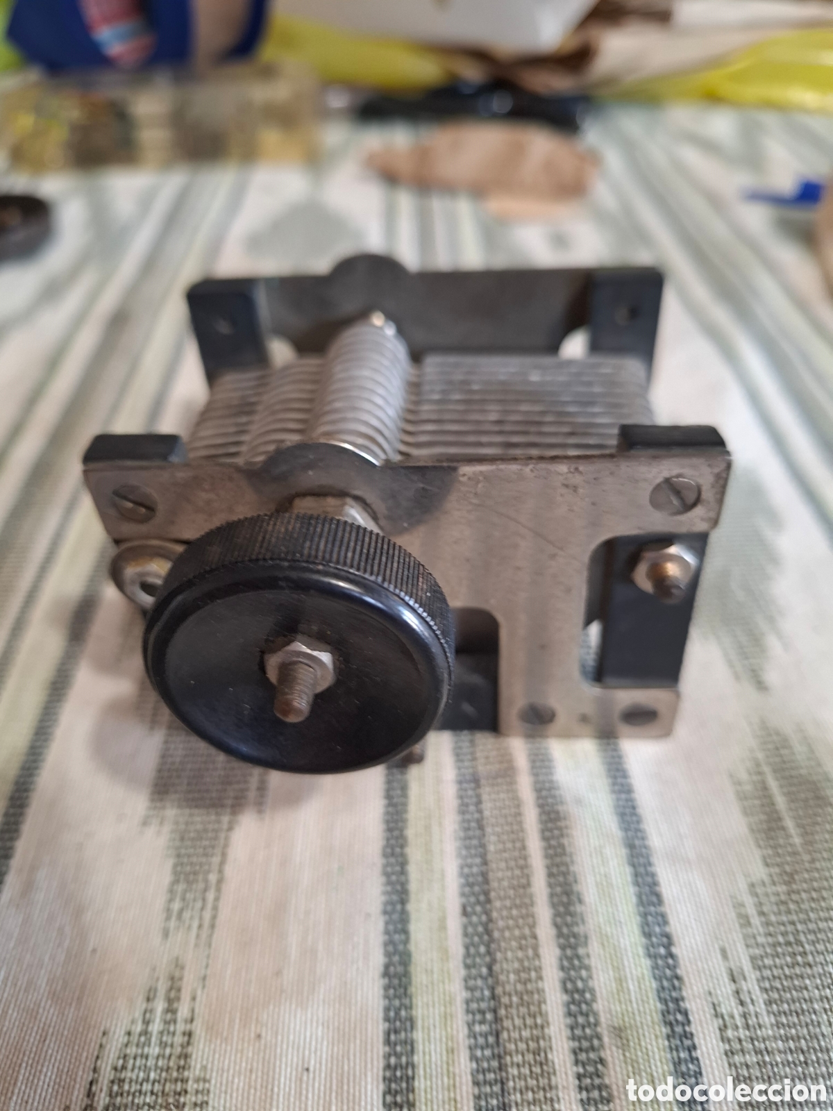 Radios antiguas: DEVICON condensador variable de aire (variable tuning condenser) - Foto 4