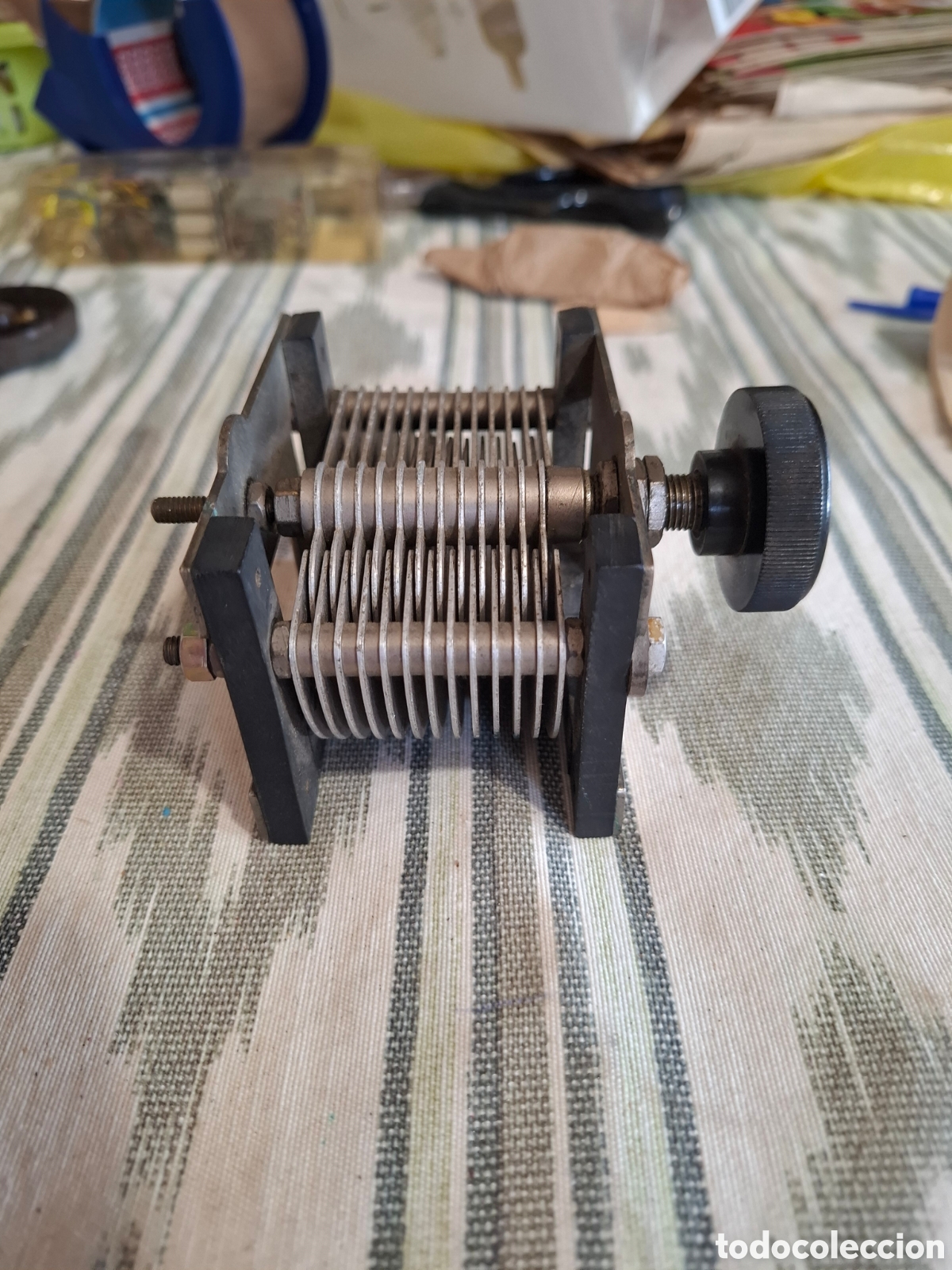 Radios antiguas: DEVICON condensador variable de aire (variable tuning condenser) - Foto 5