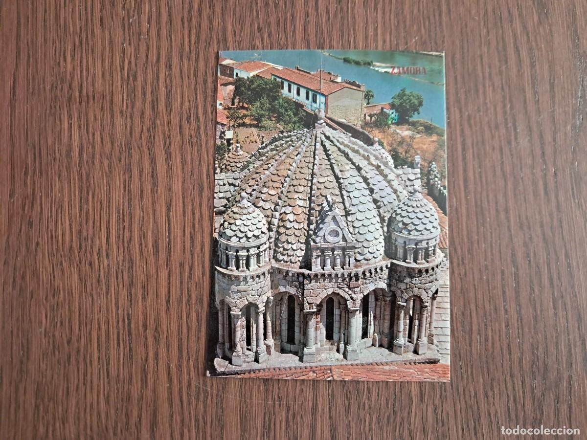 Radios antiguas: postal QSL radioaficionados, c&uacute;pula de la catedral, Zamora, a&ntilde;o 1974.