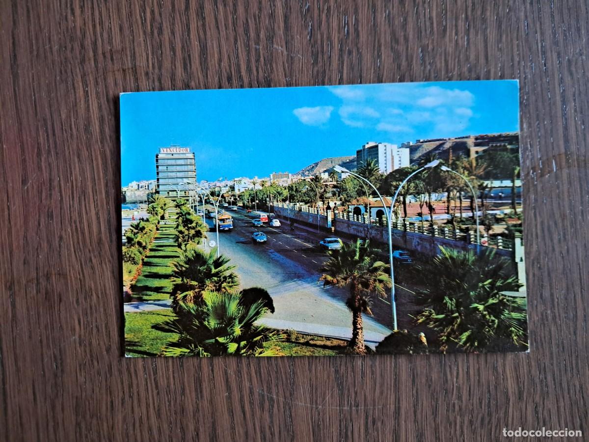 Radios antiguas: postal QSL radioaficionados, Las Palmas de Gran Canaria, a&ntilde;o 1975.