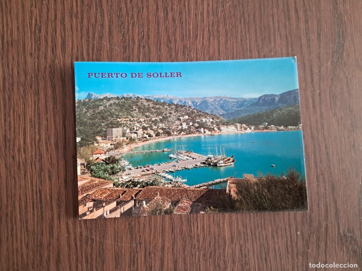 Radios antiguas: postal QSL radioaficionados, Puerto de S&oacute;ller, Mallorca, a&ntilde;o 1976.