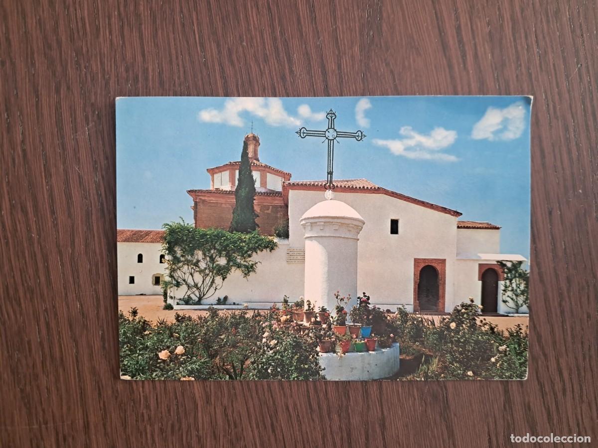 Radios antiguas: postal QSL radioaficionados, monasterio de la R&aacute;bida, Huelva. a&ntilde;o 1974.