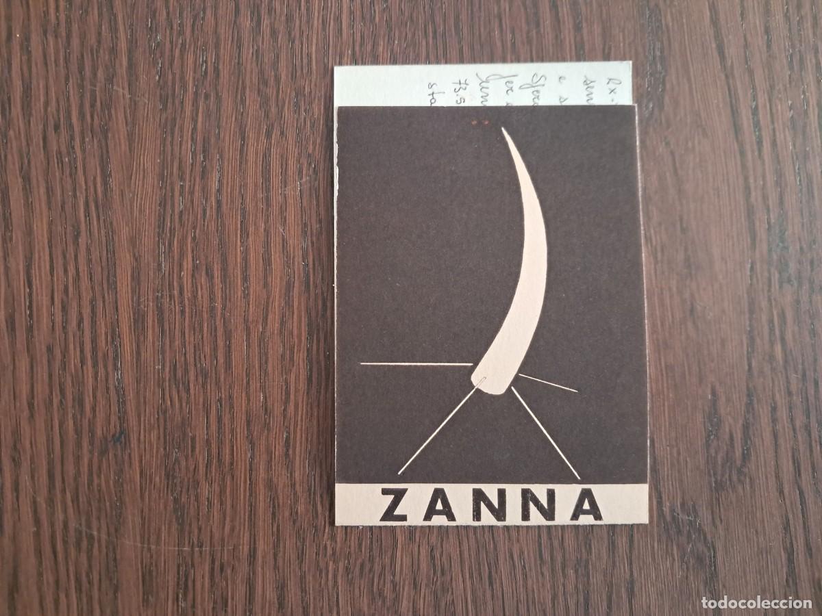 Radios antiguas: tarjeta postal QSL radioaficionados, Zanna, Italia, a&ntilde;o 1974.