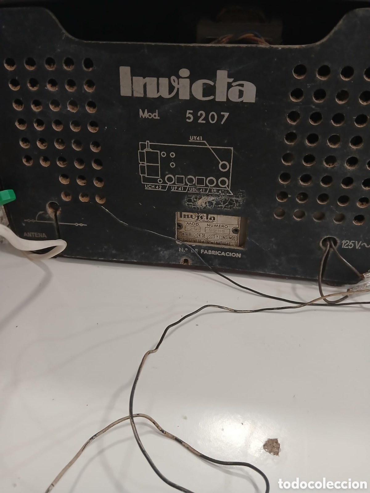 Radios antiguas: Radio INVICTA MODELO 5207 125W admite ofertas - Foto 2
