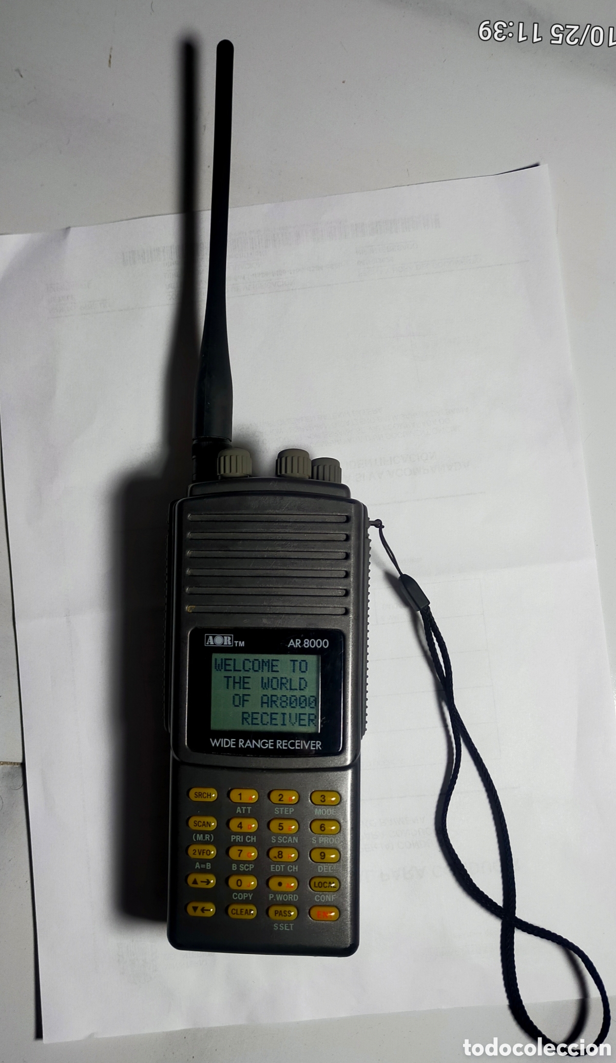 Radios antiguas: Receptor banda ancha AOR 8000 - Foto 2