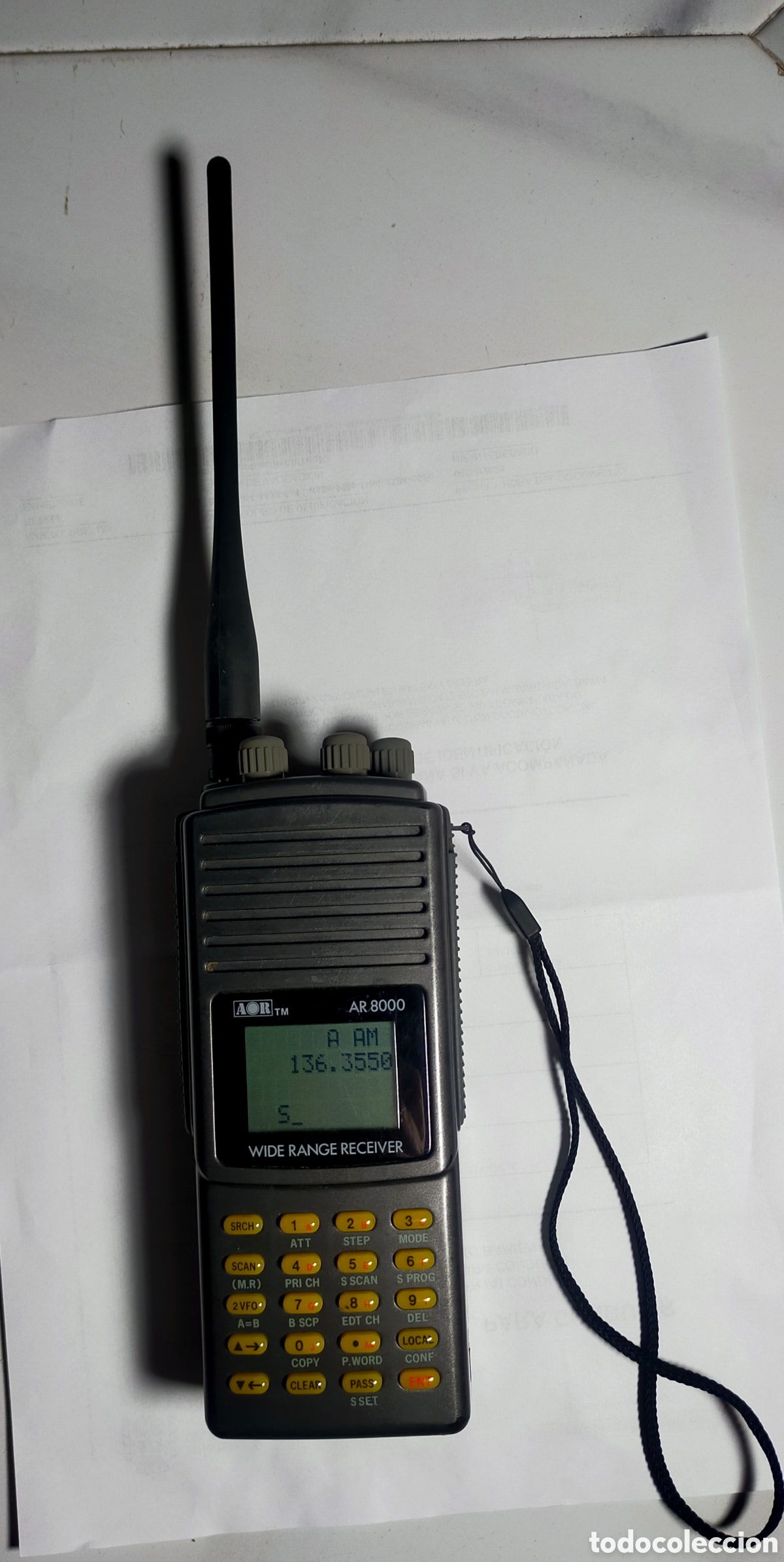 Radios antiguas: Receptor banda ancha AOR 8000 - Foto 3