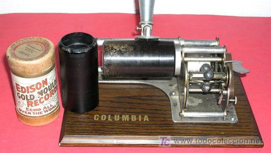 Fon&oacute;grafos y grabadoras de v&aacute;lvulas: FONOGRAFO COLUMBIA C1900 - Foto 6