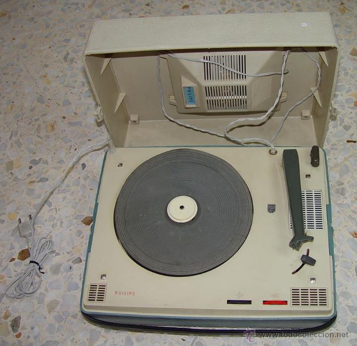 Fon&oacute;grafos y grabadoras de v&aacute;lvulas: Tocadiscos Philips AG4656-E.... sanna - Foto 1