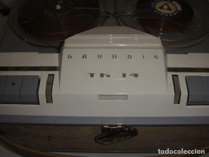 Fon&oacute;grafos y grabadoras de v&aacute;lvulas: Grabadora Grundig TK 14 - Foto 3
